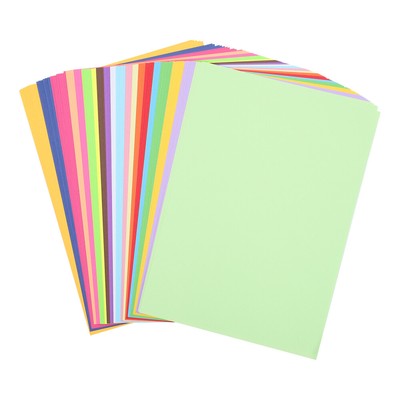  100 Pcs Baupapier Verschiedene Farben Origami Druckerpapier Kind