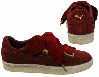 puma suede red dahlia