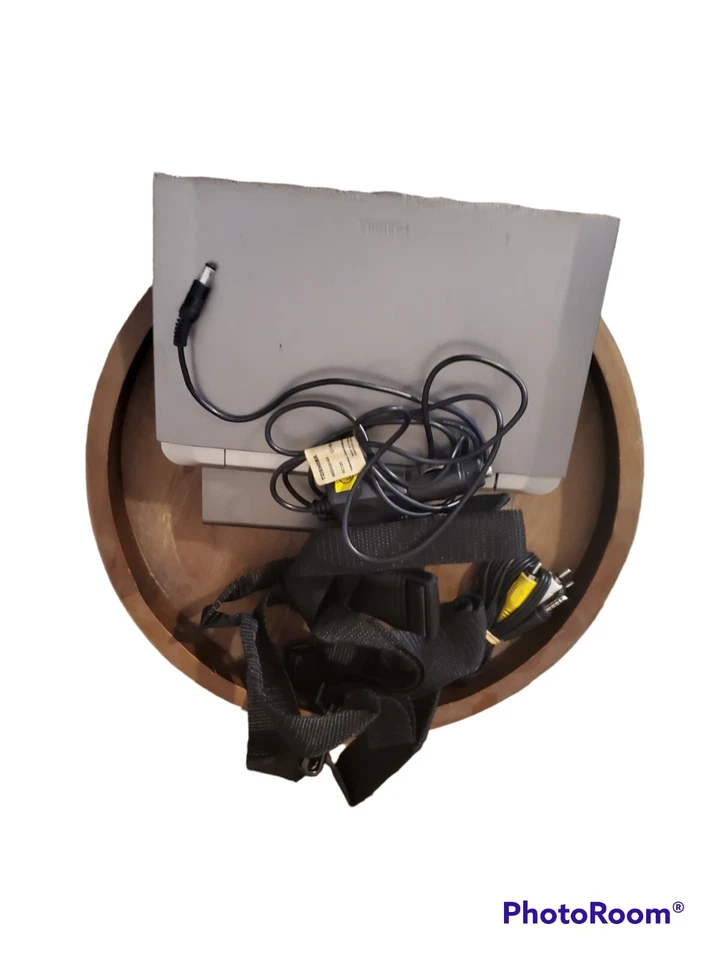 DVD player portátil Toshiba pacote SD-KP19SN estojo de transporte controle remoto e cabos de alimentação - Imagem 2 de 2