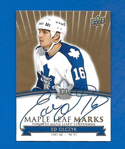 2017-18 TORONTO MAPLE LEAFS CENTENNIAL LEAF MARKS AUTOGRAPH & AKA CARD SEE LIST - Picture 22 of 91