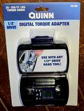 12 Drive Digital Torque Adapter -range From 25 To 250 Ft Lbs- Item 58706