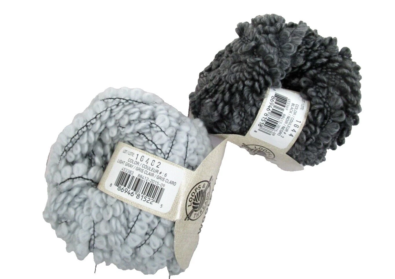 Ball Boucle Lot Crocheting & Knitting Yarns