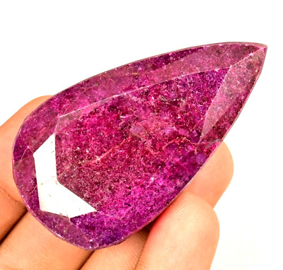 400.00 Ct Natural Huge Red Ruby Certified Pear Shape Museum Size Grade Gemstone