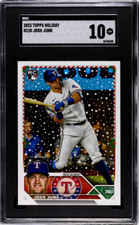 Josh Jung 2023 Topps Holiday ROOKIE #H120 SGC 10