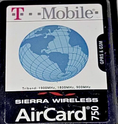 T-MOBILE, SIERRA WIRELESS, AIRCARD 750, 1200272, W/ANTENNA, GOOD CONDITION, USED - Image 2 of 4