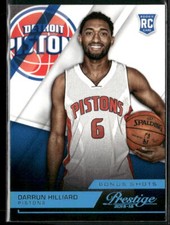 Darrun Hilliard 2015-16 Panini Prestige Bonus Shots Blue #204 #/99 - Pistons