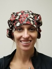 Bouffant Surgical Scrub Hat / Hand Made Cap for Women/ Nurse/ Doctor/ Healthcare