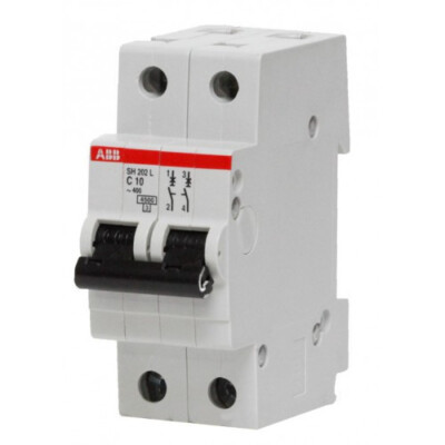 ABB SH202L-C10 Leitungsschutzschalter Sicherungsautomat 2 Polig