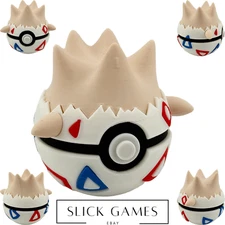 #0175 Togepi Poke Ball | 3D Printed | Poke Ball Collection, Pokémon Fan Art