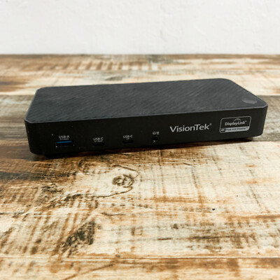 VisionTek VT7000 Triple Display 4K USB 3.0 USB-c Display Docking Station