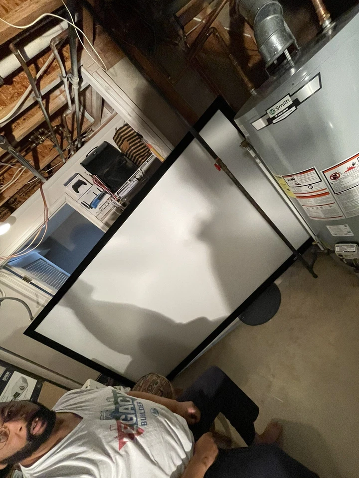 Tela de projeção Focupix 110 polegadas 1,1 grão - Imagem 3 de 4