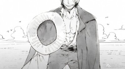 ONE PIECE shanks face cut off straw Custom Gaming Mat Desk 1852