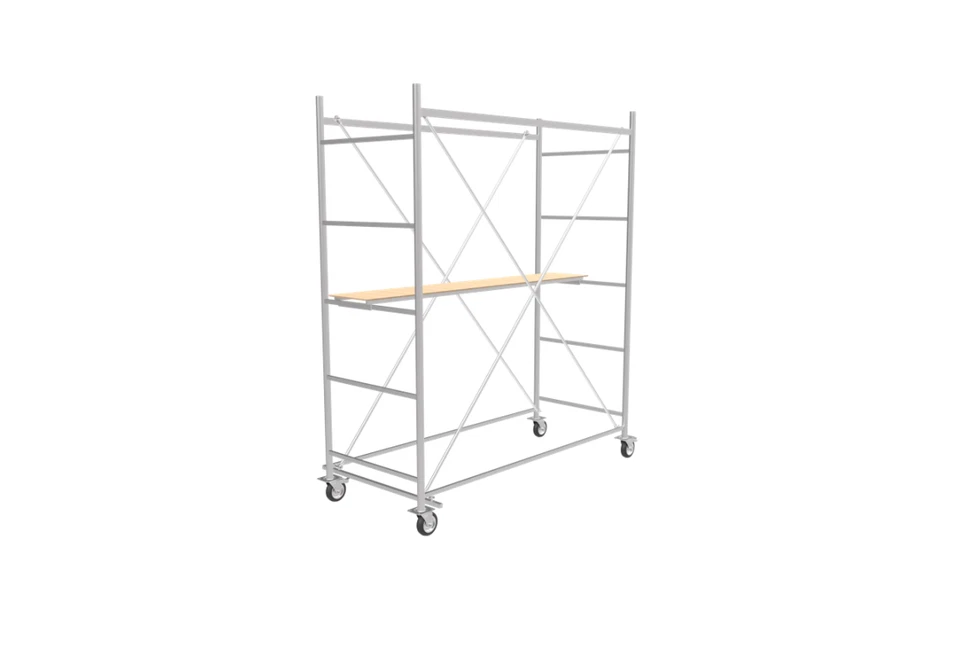 Trabattello Hobbistico HOBBY con Piano di Lavoro (h lavoro 3,40 m) - Immagine 2 di 4