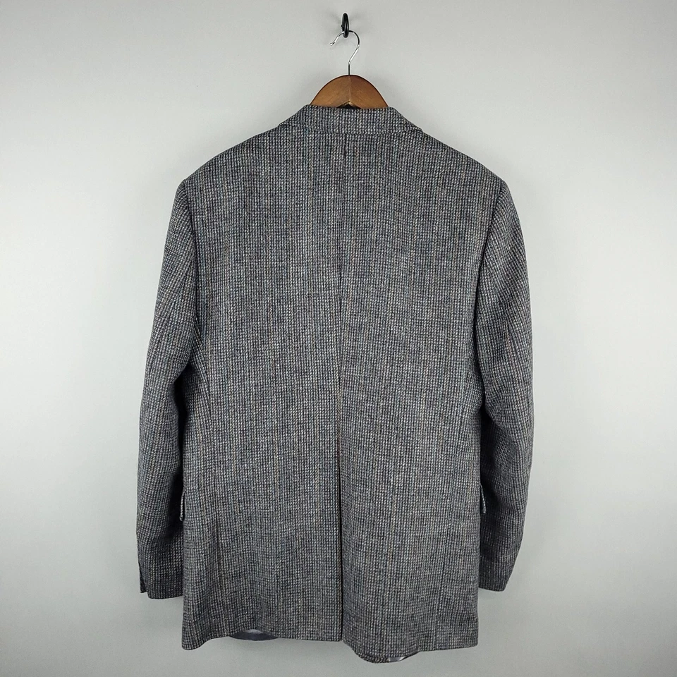 Abrigo deportivo vintage Boston Tradors para hombre 42R lana tweed profesor universidad Foto 3 de 4