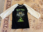 Rick And Morty 1/4 Sleeve Shirt Medium Excellant Condition