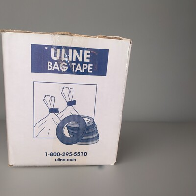 Uline White Bag Tape 16 Rolls