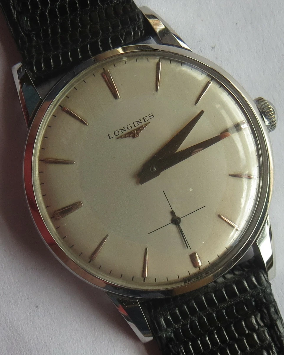 Longines caliber 30L mens wristwatch steel case load manual
