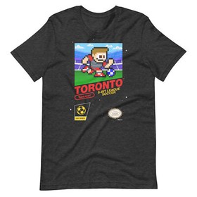 Toronto FC 8-bit Retro NES League Soccer Football Club Jersey Kit T-Shirt