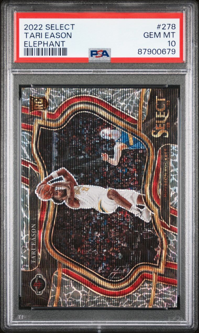 2022-23 Panini Select #278 Tari Eason Courtside Elephant SSP RC GEM PSA 10 Pop 2