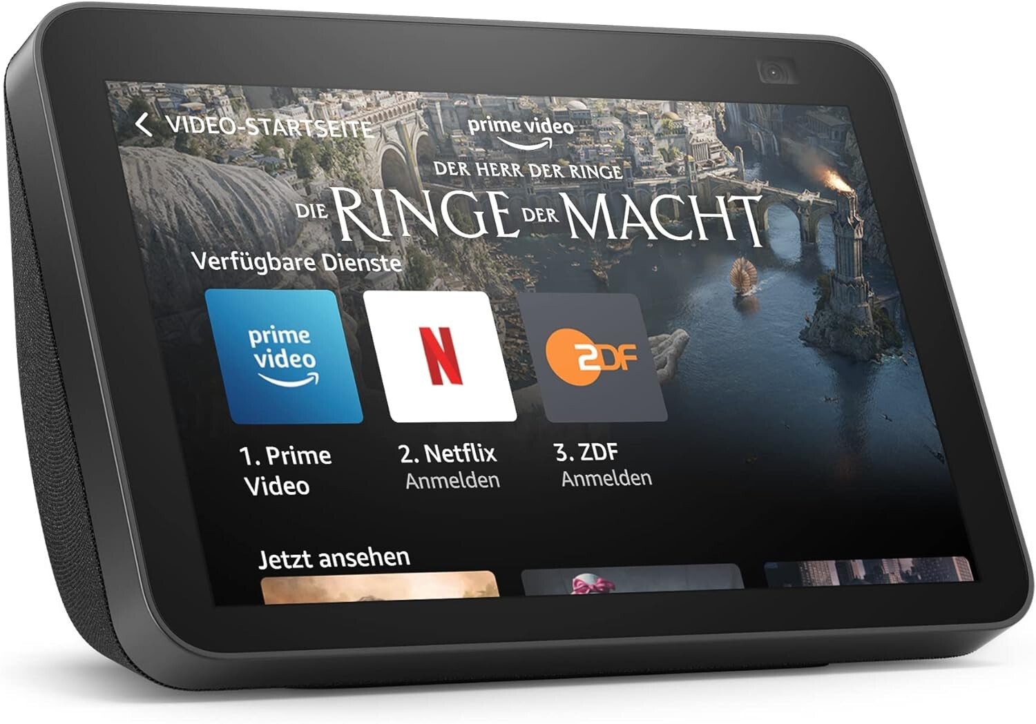 Thumbnail - Amazon Echo Show 8 (2. Gen.) Smart Display Lautsprecher - Anthrazit