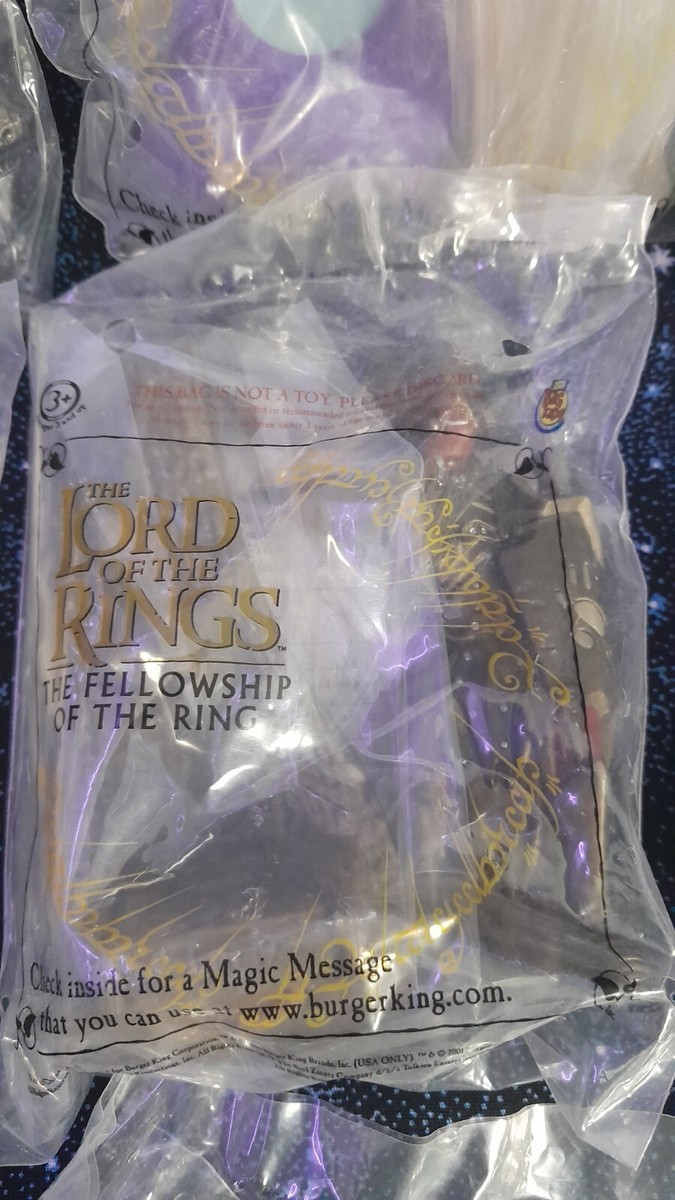 Sealed) Lord of the Rings (full set of 19) Burger King 2001