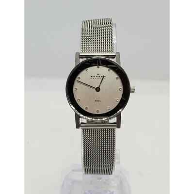 SKAGEN DENMARK 39SSSD LADIES RHINESTONE MESH WATCH NEEDS A  display picture 2