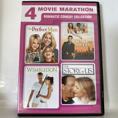 ROM COM 4 MOVIE COLLECTION Wimbledon/Perfect Man/Story of Us + DVD