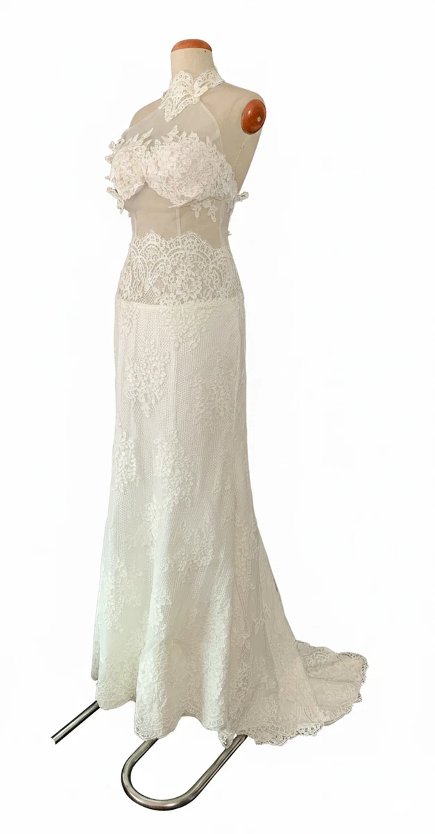 Lace Halterneck Wedding Dresses for sale