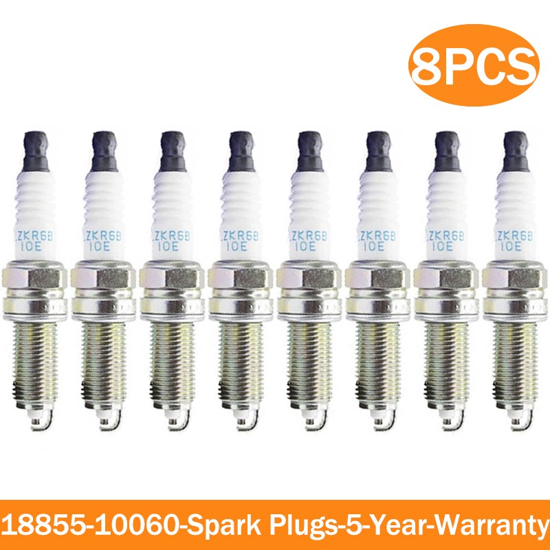 8x 18855-10060 Spark Plugs For Hyundai Accent 12-18 Accessories Kia Soul 1.6L