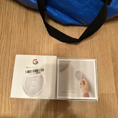 Google Nest Smart Thermostat Snow - New In Box