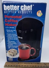 Better Chef IM-102B Personal Coffee Maker Single Cup Brewer Black With Box