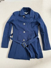 41 Hawthorn Women’s Navy Short Trench Coat Jacket, Size S