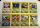 Vintage Pokemon Card Lot WOTC Cards First Edition Jungle Meowth etc   8 Cards