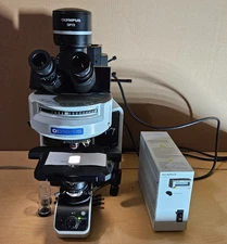 Olympus BX53 Fluorescence Microscope: Complete System in Excellent Condition