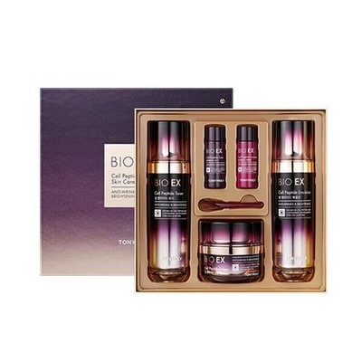 TONYMOLY BIO EX Cell Peptide Skincare 3-teiliges Set Toner Emulsion Creme...