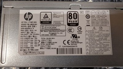 HP 500W L77487-003 L89233-001 L77487-001  Power Supply