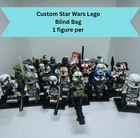1 Random Custom Lego Star Wars  Minifigure Mystery Grab Bag Blind Bag MOC RD