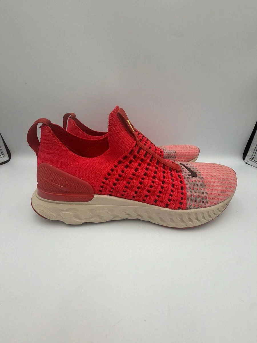 Size 9.5 Nike React Phantom Run Flyknit 2 Siren Red Mens Sneakers DV2145-600‎ Amazon.com | Nike React Phantom Run Flyknit 2 Men main image 4