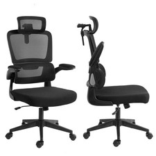 Ergonomic Office Chair, High Mesh Back Home Desk Chair with Adjustable Headre...