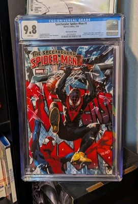 Spectacular Spider-Men #1 Chew Variant CGC 9.8 Marvel Miles Morales Basketball 