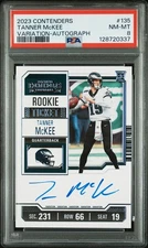 2023 CONTENDERS VAR-AUTO #135 TANNER MCKEE PSA 8