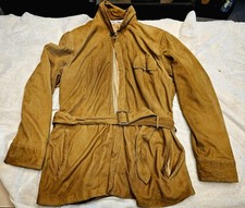 Giorgio Armani Sicons,  Giaccone Renna Scamosciata Sabbia 1981 Size Large