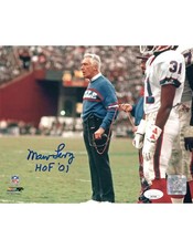 Marv Levy signed 8x10 Photo Coach Buffalo Bills Football