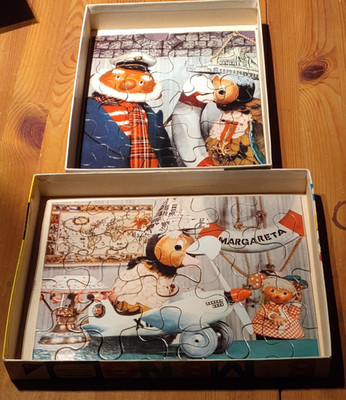 Bambino-Puzzle-Käpt´n Smoky und seine Freunde(2x 20 Teile ) Ravensburger / Alt