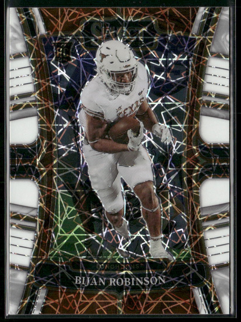 2023 Panini Select Draft Picks #9 Bijan Robinson White Lazer Prizm