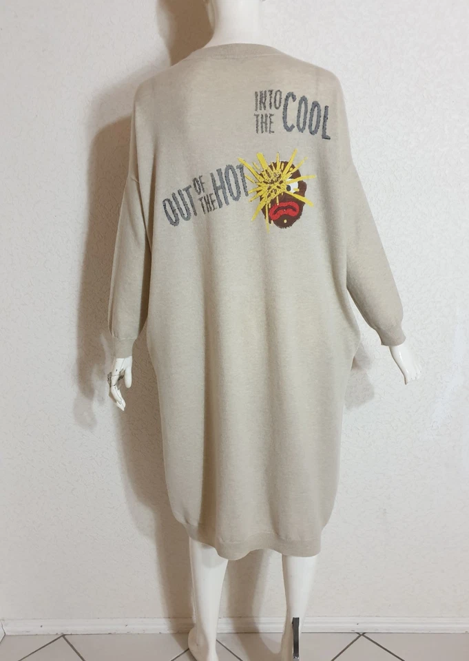 Wunderkind sehr weiches 100% Kaschmir Jumper - Kleid Avantgarde Oversize - Bild 4 von 4