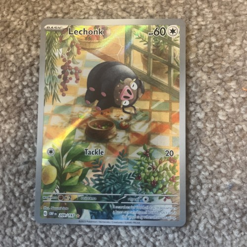 Pokémon TCG Lechonk Obsidian Flames Card 209/197 - LP