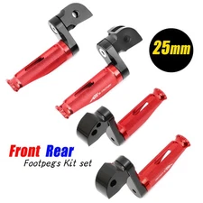 25mm Lowered CNC Front Rear MFP Foot Pegs For Scrambler Desert Sled 17 18