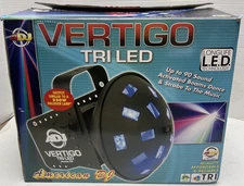 AMERICAN DJ - ADJ VERTIGO TRI LED - SOUND ACTIVATED DJ LIGHT - OPEN BOX