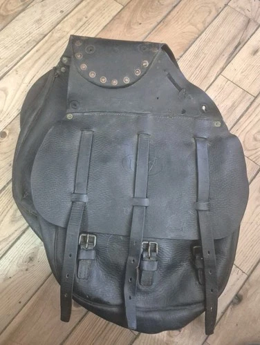 1890 -WW1 Era US Military Cavalry Long Saddle Bags US Cartouche